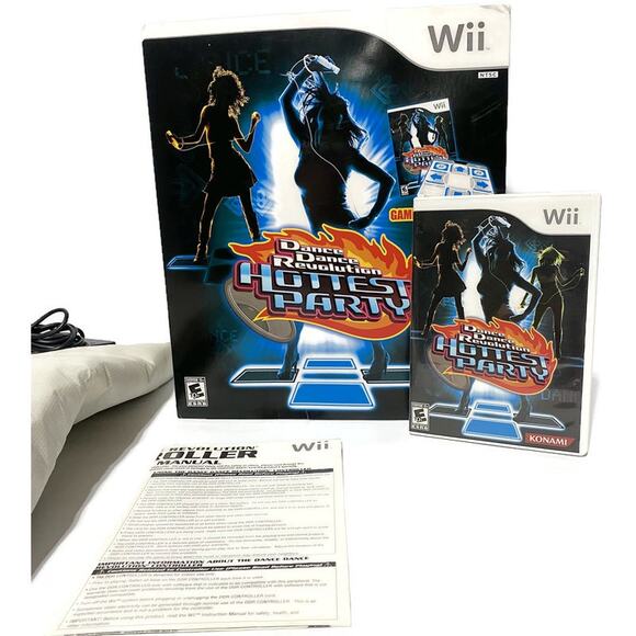 Wii Dance Dance Revolution Hottest Party Game and Controller Nintendo Wii Bundle - Picture 8 of 11